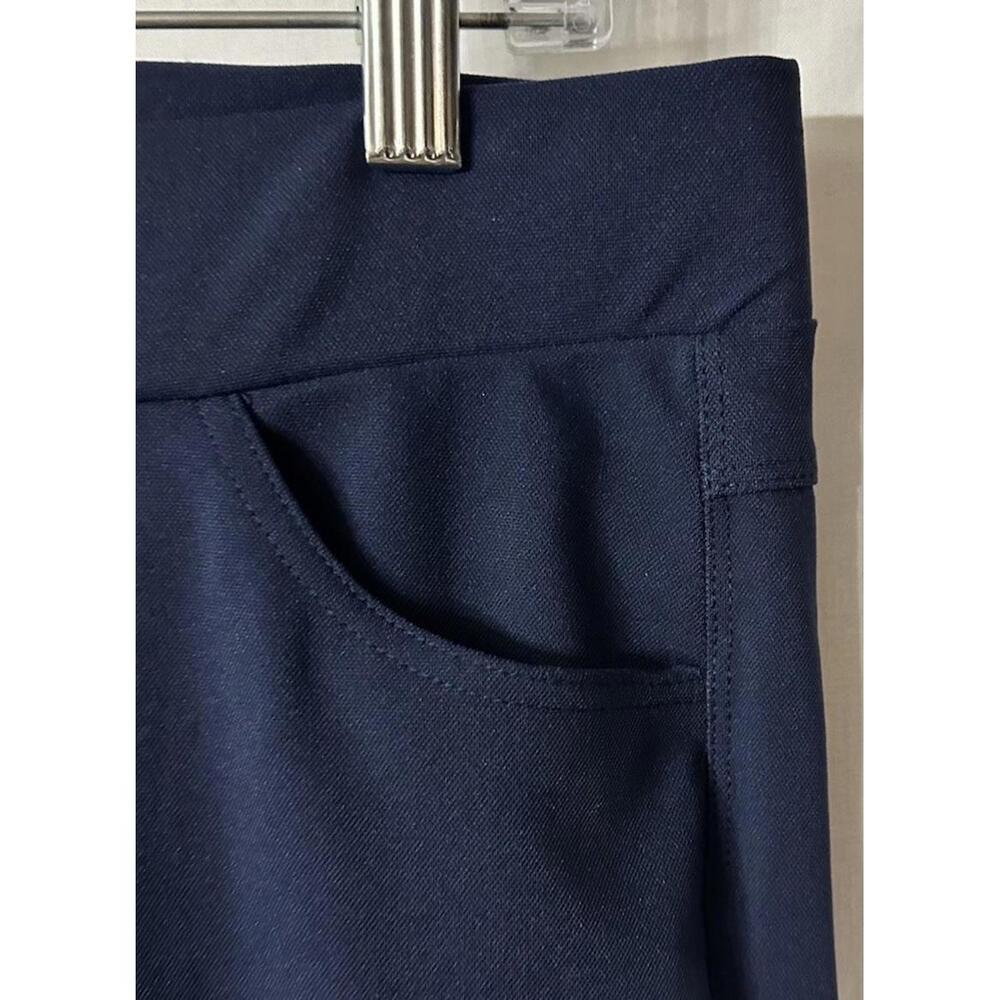 NWT Tagoo Womens Elastic Waist Navy Blue Skinny Pull On Casual Pants Size 3XL - Picture 5 of 10